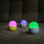 3er-Set dimmbare LED Nachtlichter in Kükenform für Babys und Kinder.