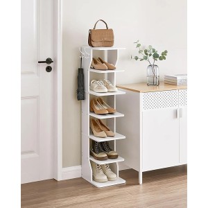 Songmics Schuhregal Island 7 Ebenen Weiß