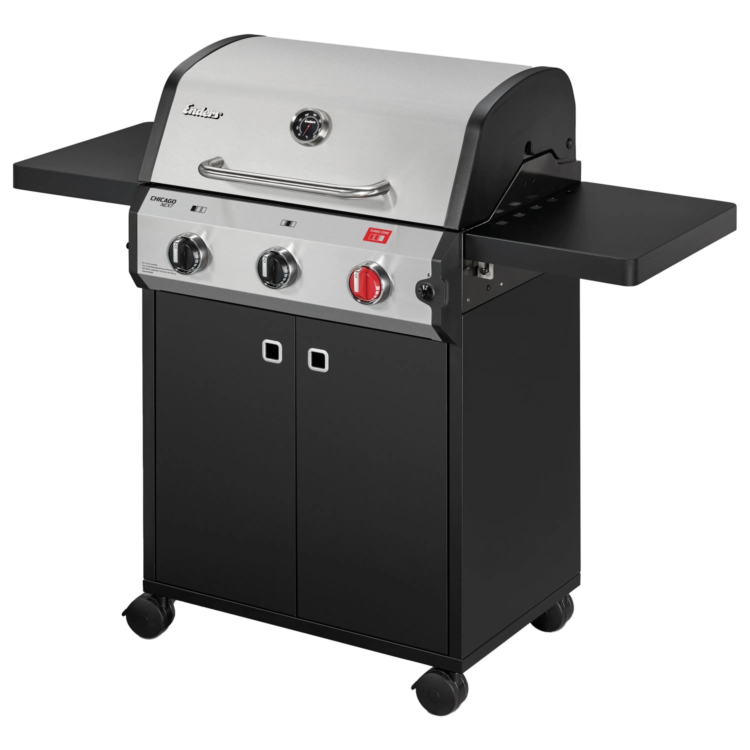 Enders Gasgrill Chicago 3 R Turbo Aldi Enders Gasgrill Chicago Next 3 Brenner R Turbo Schwarz-Edelstahl kaufen