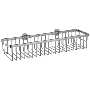 Verchromter Nie Wieder Bohren Duschkorb Aluxx, Drahtkorb für Badaccessoires.