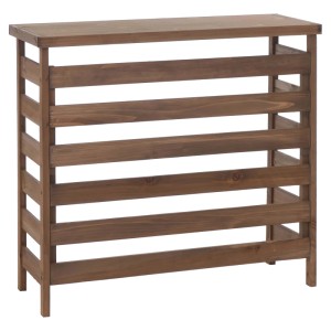 Dunkelbraune MCW Verkleidung für Klimaanlage/Wärmetauscher aus Holz, 78x84x32cm.