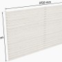 Holzbrüder Carport Rückwand Ralf, Fichte, 207,5x372cm, reinweiß, Witterungsschutz.
