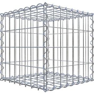 Gabiona Gabionenkorb 40 cm x 40 cm x 40 cm Maschenw 5 cm x 10 cm