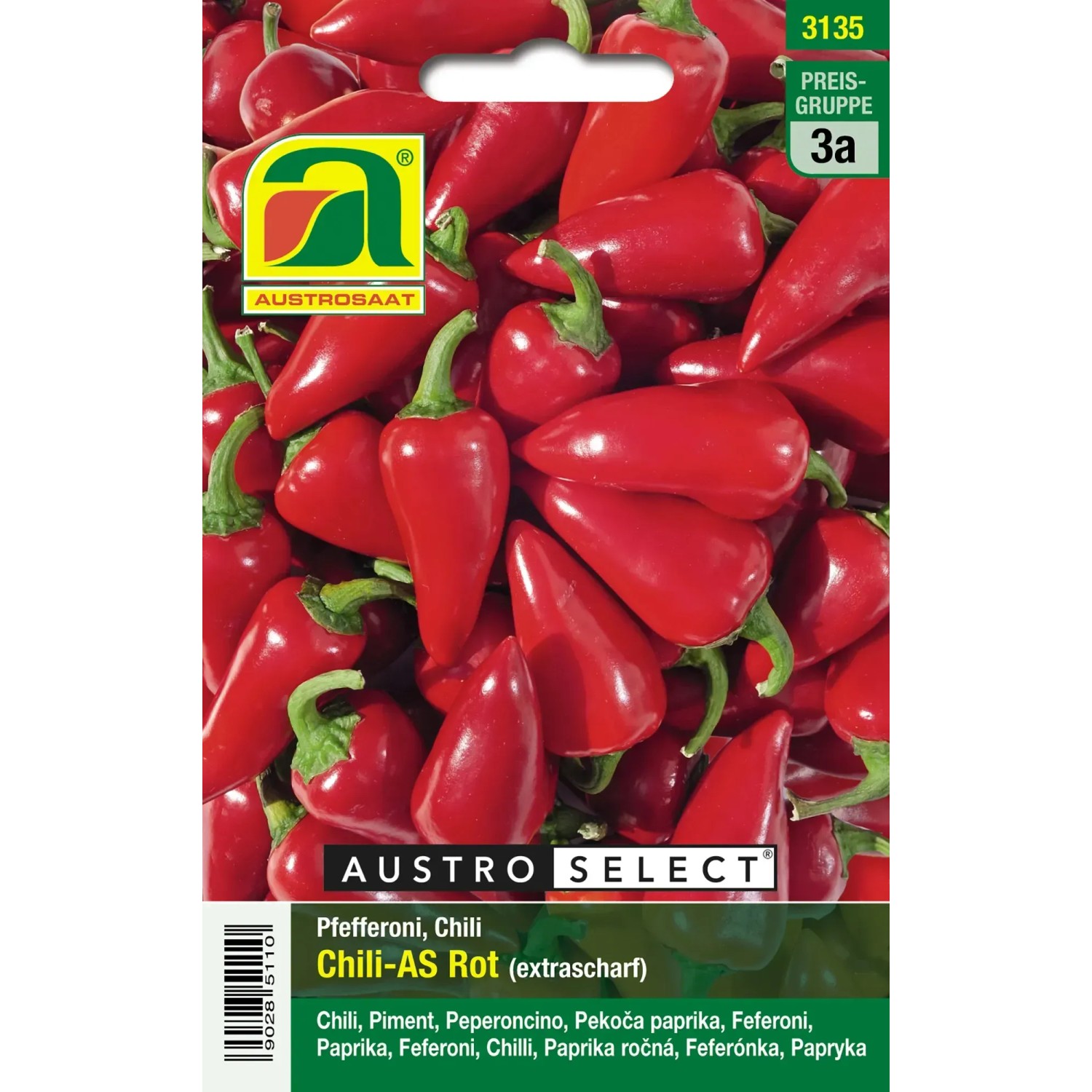 Austrosaat Saatgut Pfefferoni "Chili-AS" Rot Capsicum annuum L. kaufen bei  OBI