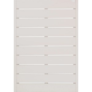 Sichtschutzzaunelement Faro Cream lackiert 130 cm x 90 cm