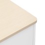 okwish Sideboard mit 4 Türen 3 Schubladen Wohnzimmer Esszimmer 160x37x75cm Weiß_6