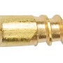 Linsenkopf Holzschraube, Ø 3,5 x 25 mm, Messing, mit Schlitz-Antrieb, 20er-Pack.