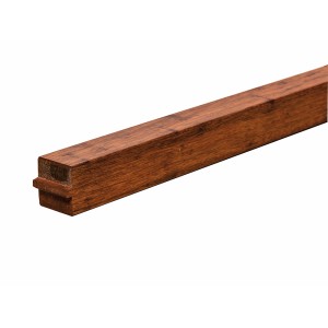 CoBAM Unterkonstruktion slim, 4x4,2x220 cm, für Terrassendielen. Holzstruktur sichtbar.