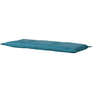 Madison Gartenbankauflage Panama Sea Blue, 120x48 cm. Sitzkissen in blaugrün für hohen Sitzkomfort.