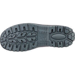 Sohle des Albatros Sicherheitsstiefel Endurance Mid S3, braun-schwarz, Größe 39, mit rutschfester Duo-PU-Laufsohle.