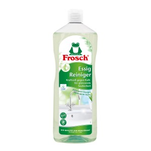 Frosch Essig Reiniger, 1000ml Flasche. Reinigungsmittel gegen Kalk für Küche und Bad.