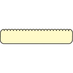 Druckimprägniertes Nadelholz Brett, 1,9x9,6x300cm, einseitig geriffelt für Terrassen.