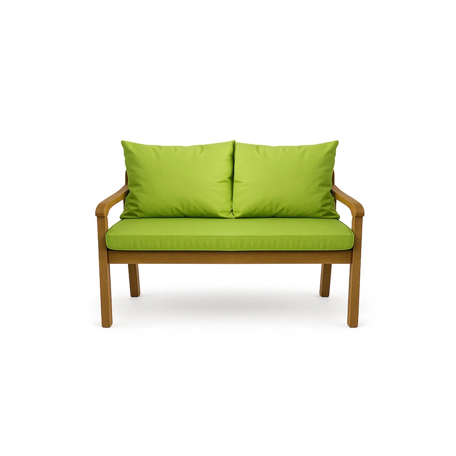 Setgarden Bankkissen Lemon für 2-Sitzer Gartenbank, 130x50 cm + 2 Rückenkissen.