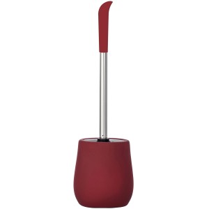Wenko WC-Garnitur Sydney, rote Keramik, matt. Inkl. Bürste mit Silikonkopf und Anti-Haft-Effekt.