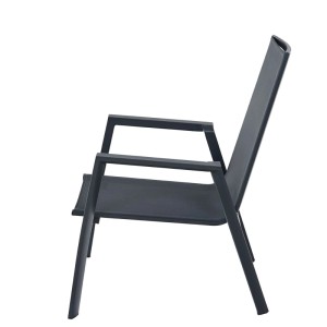 Siena Garden Sessel Valencia Comfort Plus 98 x 65 x 67 cm Anthrazitgrau Matt