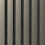 Denpanels Akustikpaneel in Silber Metalloptik, 60x240 cm, zur Wand- und Deckenmontage.