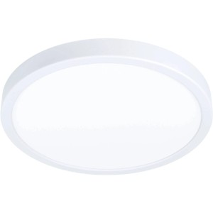 Weiße, runde Eglo LED-Aufbauleuchte Fueva-Z, 19,5 W, für Smart Home Beleuchtung.