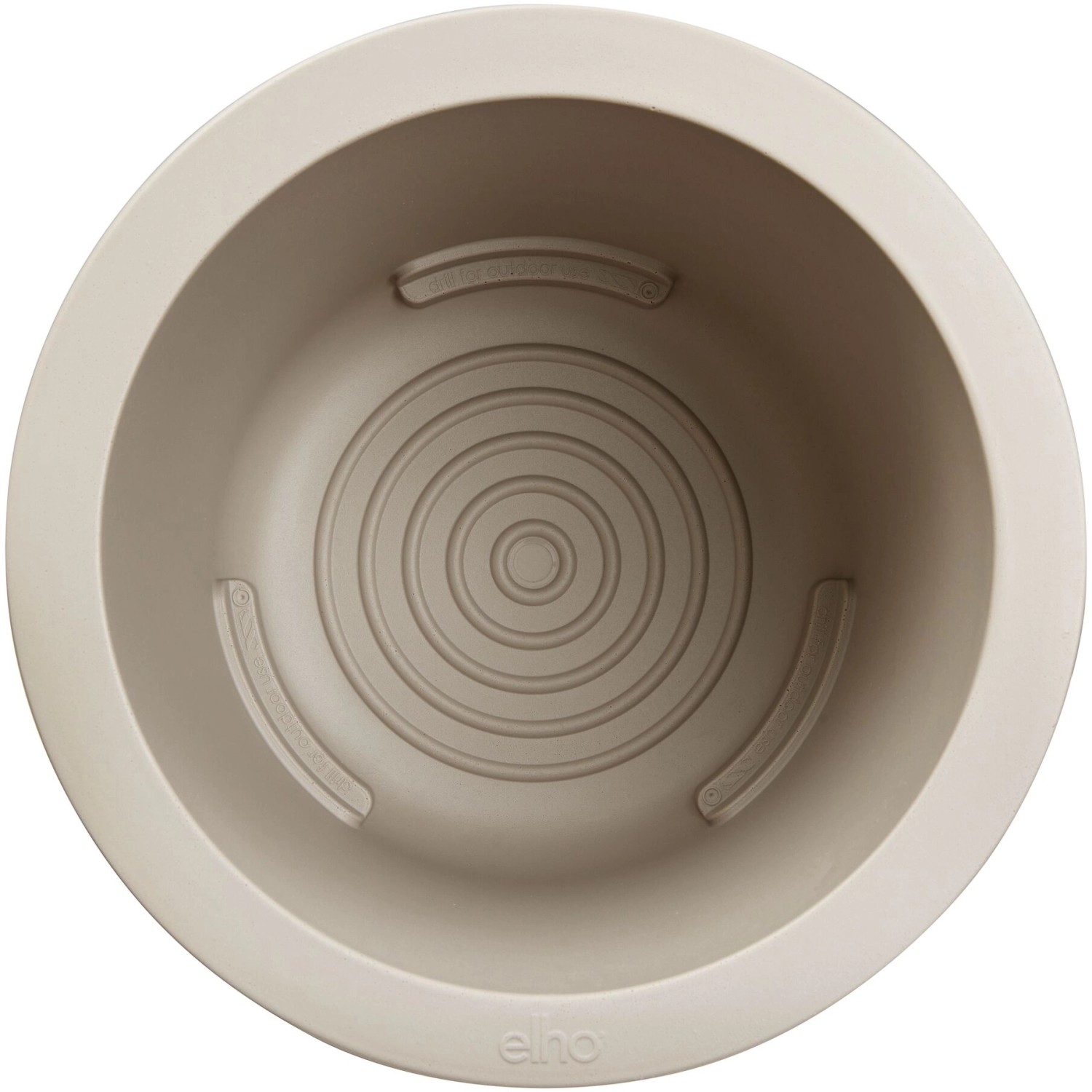 Elho June Split Blumentopf 46cm - 100% Recycelt Für Innen & Außen In Beige