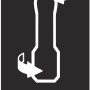 Symbol für Torsionsform der Bits im Wera Bit-Set, für längere Lebensdauer.