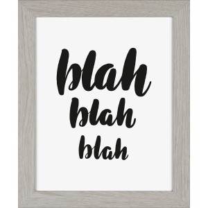 Weißer MDF-Bilderrahmen Yosemite 24x30 cm mit Papier-Inlay und Grafikdruck.