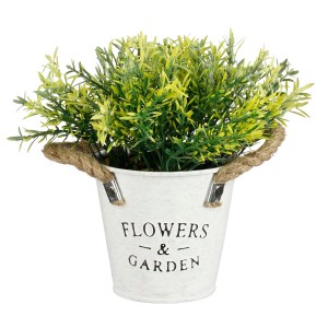 Mica Kunstpflanze Rosmarin in Topf 20 cm x Ø 15 cm Grün