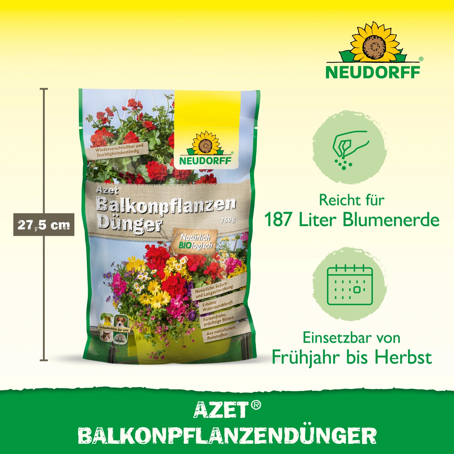Neudorff Azet Balkonpflanzen-Dnger 750 g kaufen bei OBI
