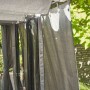 Siena Garden Vorhang mit Insektenschutz für Schattenmanufaktur, anthrazit, 300x210cm.