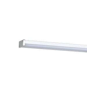 EGLO LED-Wandleuchte GALENZANA-E, chromfarben/silber, 60cm, neutralweißes Licht für Bad und Spiegel.