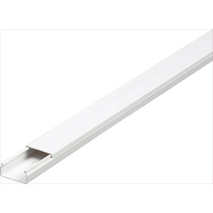 Kabelkanal 30 mm x 15 mm Weiß Länge 2 m