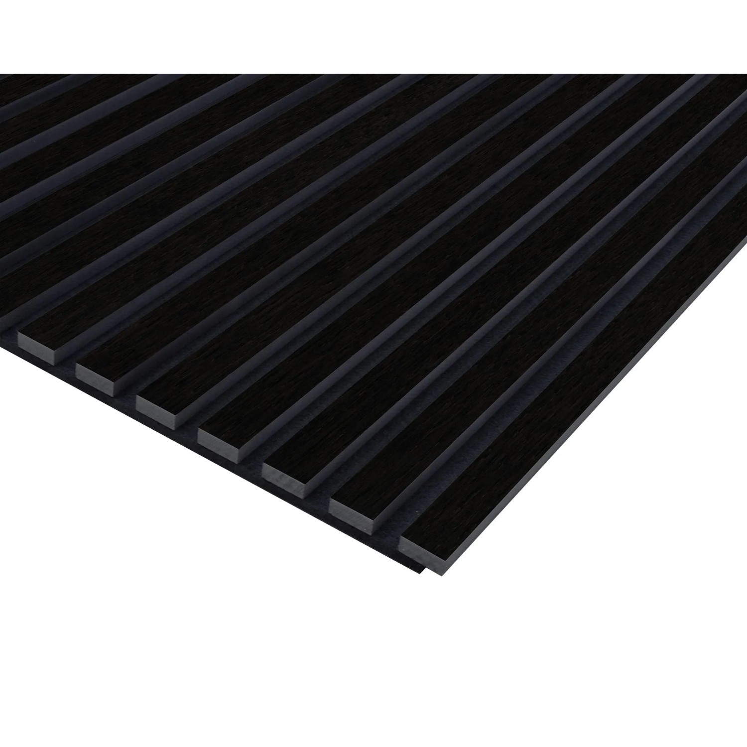 FN Acustico Akustikplatte Eiche, Furnier aus PET u. MDF, zur Schallabsorption und als Wanddeko.