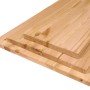 Unbehandelte Leimholzplatte Kiefer, 80x40x1,8cm, für Regalböden und Möbelbau.