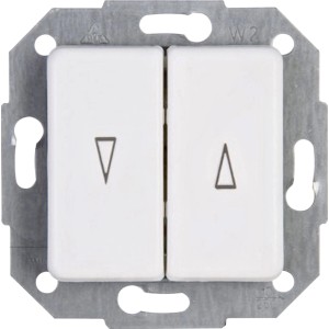 Kopp Jalousieschalter Europa Arktisweiß für Rollladensteuerung.