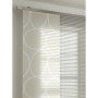 Gardinia Gardinenstange Luxor, Stahl-gebürstet, 160 cm mit Vorhang und Jalousie.