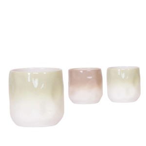 Keramik-Übertopf "Grandience Sand" Auswahl Topf-Ø ca. 9 cm