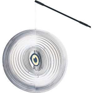 Pontec PondoScare Spinner Reiherschreck mit Raubvogelauge und Stiel für den Teich.