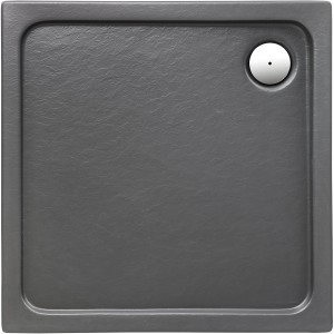 Ottofond Duschwanne Extraflach Aruba Rechteck 140 cm x 90 cm Anthrazit