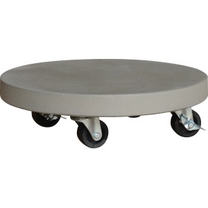 Pflanzroller Leichtzement Natur Ø 27 cm x 7 cm