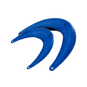Blauer Seilflechter Bug-Fender, 330x100 mm, für kleinere Boote, Boot-Zubehör.