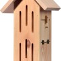 Sonnenfalter Design Schmetterlingshaus aus Naturholz, 23x14x38cm, mit Anflugstationen.