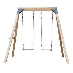 Axi Doppelschaukel Yuna aus Holz Braun FSC®