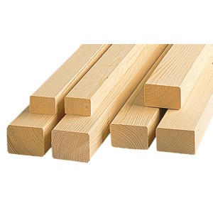 Konstruktionsholz gehobelt Fichte/Tanne 44 mm x 94 mm x 2000 mm GKL HF