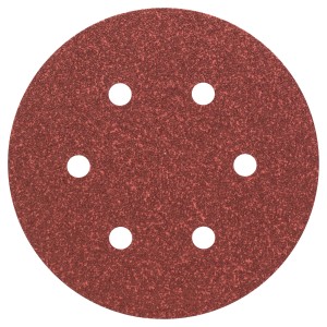 Bosch Schleifblatt EfWP K60, Ø 150 mm, für Holz- und Lackarbeiten. Schleifmittel mit Klettverschluss und Staubabsaugung.