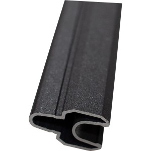 GroJa Solid Lisenenprofil, Anthrazitgrau, 180 cm, für Zaunbau & Sichtschutz.
