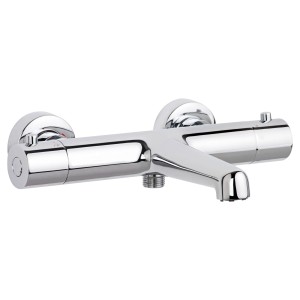 Schöner Wohnen Wannen-Thermostat Dicu Eco-Stop Chrom