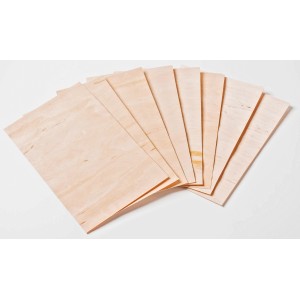 Mr. BBQ Räucherpapier Wood Wrap Erle, Grillzubehör aus hellem Holz.