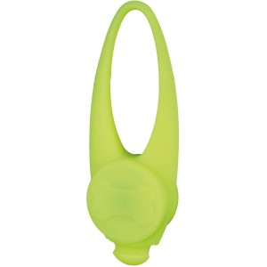 Grüner Jollypaw Flasher, 8 cm, für Hundehalsband. Blinklicht für mehr Sicherheit im Dunkeln.