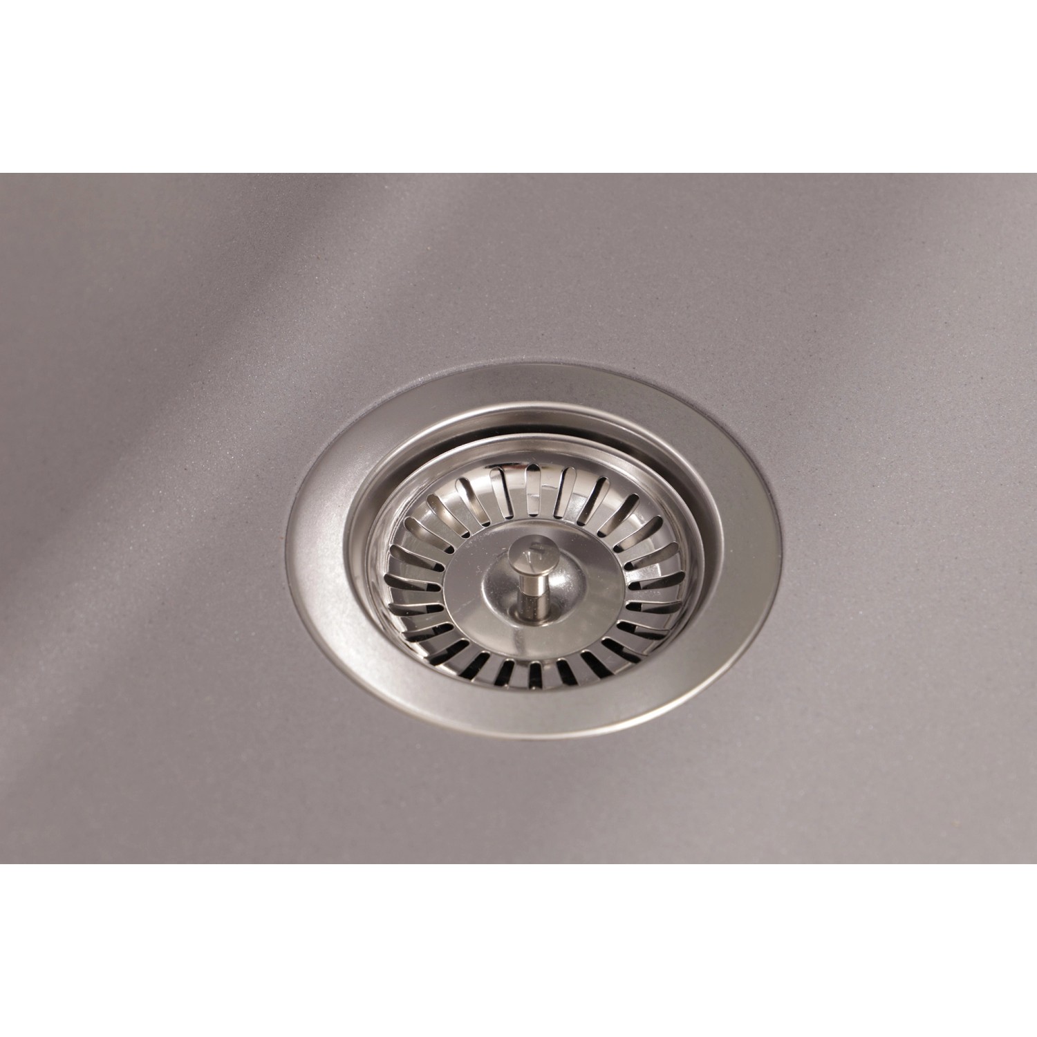 Respekta Einbauspüle Massivgranit Austin 100 cm x 50 cm Grau_2