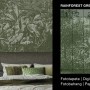 LOOKS Fototapete Rainforest Grün mit Dschungelmotiv, 2,7x3,5m.