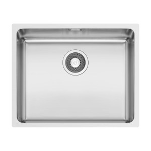 Pyramis Spülbecken Lydia 1B Flacheinbau Edelstahl 50 cm x 40 cm