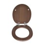 Sinobath WC-Sitz mit Absenk-Automatik Einfache Holzmaserung_4